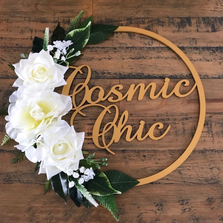 Personalised Flower Hoop Baby Shower Gift New Baby Gift Etsy