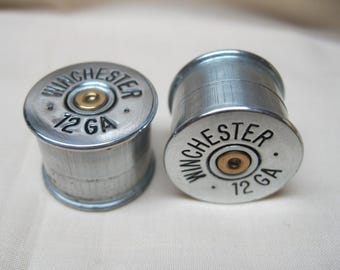 2 Guitar Knobs, Nickel Winchester DOUBLE 5/8" High