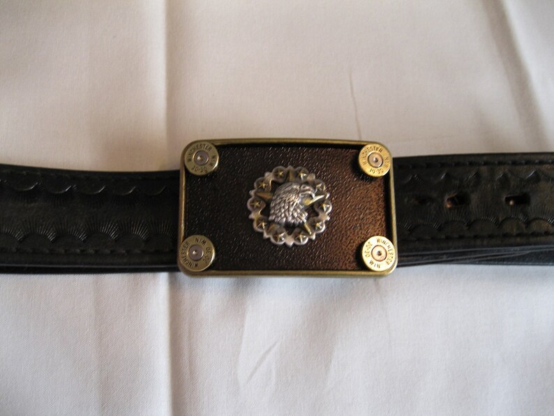 Stars American Eagle Bullet Belt Buckle Brass 3030 Etsy