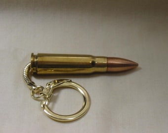 Winchester Authentic Handmade Brass Bullet Key Chain Key Ring 30.06 Remington 