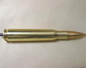 Bullet Pen Military 50 BMG 50 Cal Retractable and Refillable Bullet Pen