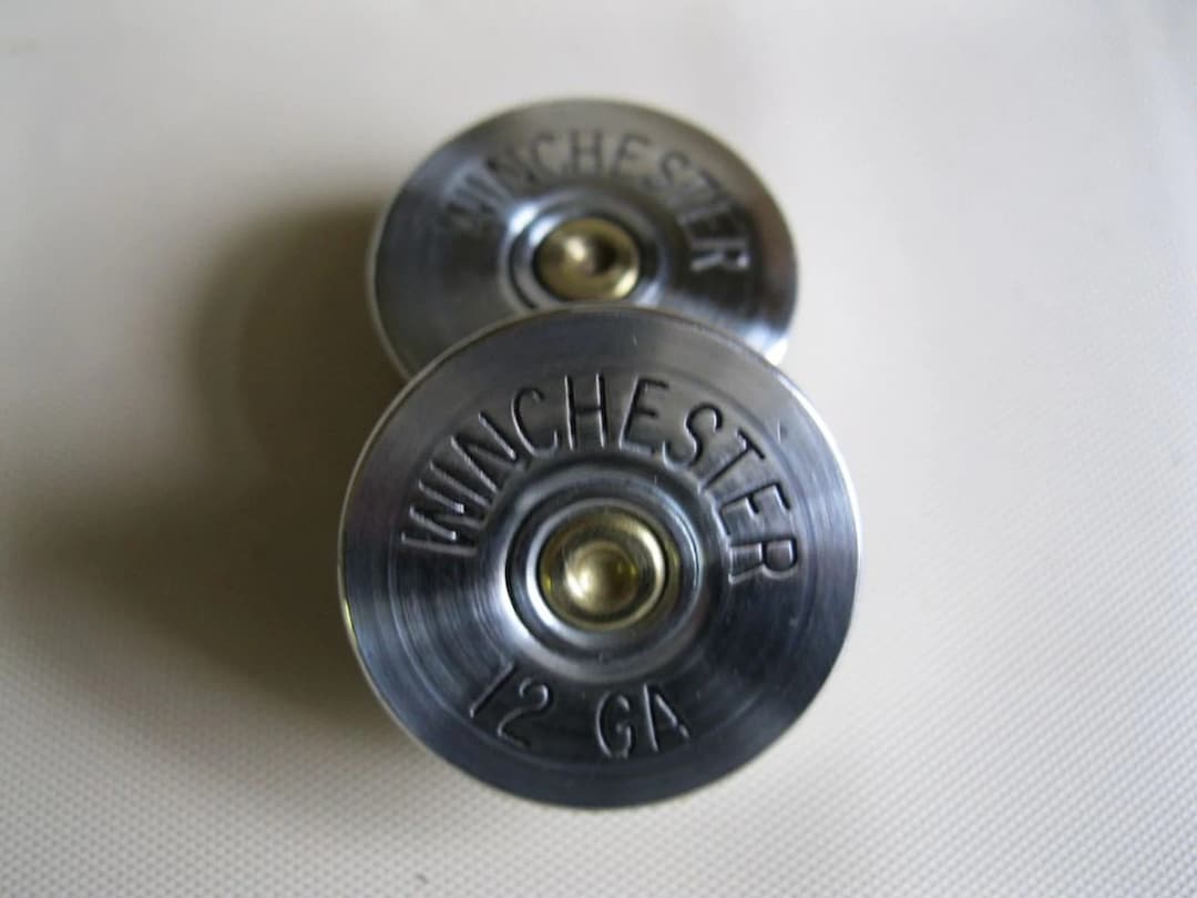 2 Guitar Knobs Nickel Winchester Shotgun Shell SINGLE Etsy