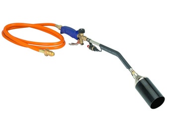1 Propane Torch Tool connects to propane tank melt and burn outdoor garden leaves asphalt ice metalworking large jewlry work and more