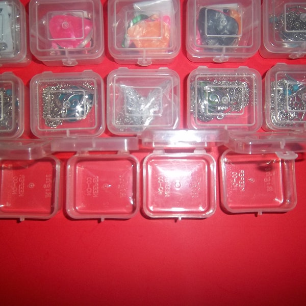 Box A Container Set for Beads Jump Rings and Small Parts Organizer Containers Set Jewelry Boxes Cases Kit home & shop organizers