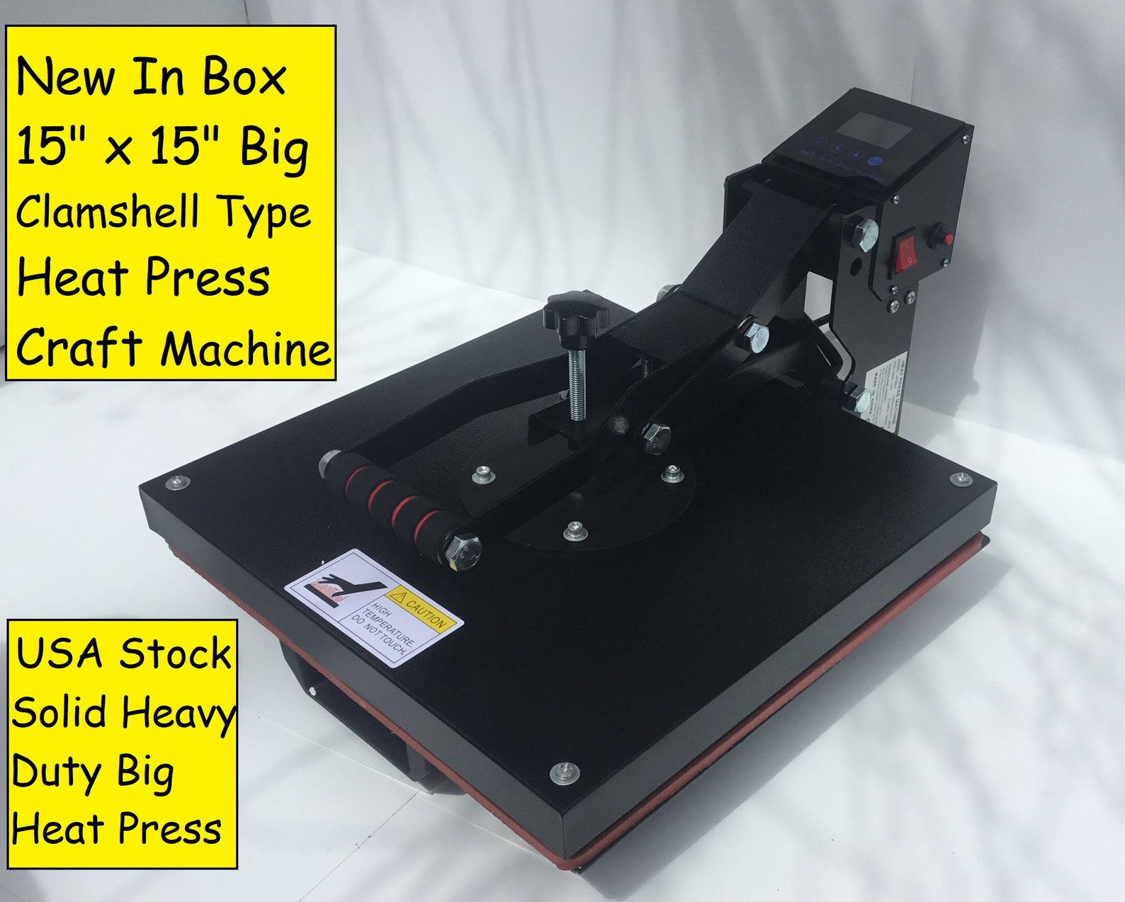 Clamshell 15X15 Heat Press Digital Machine for home shop t Etsy
