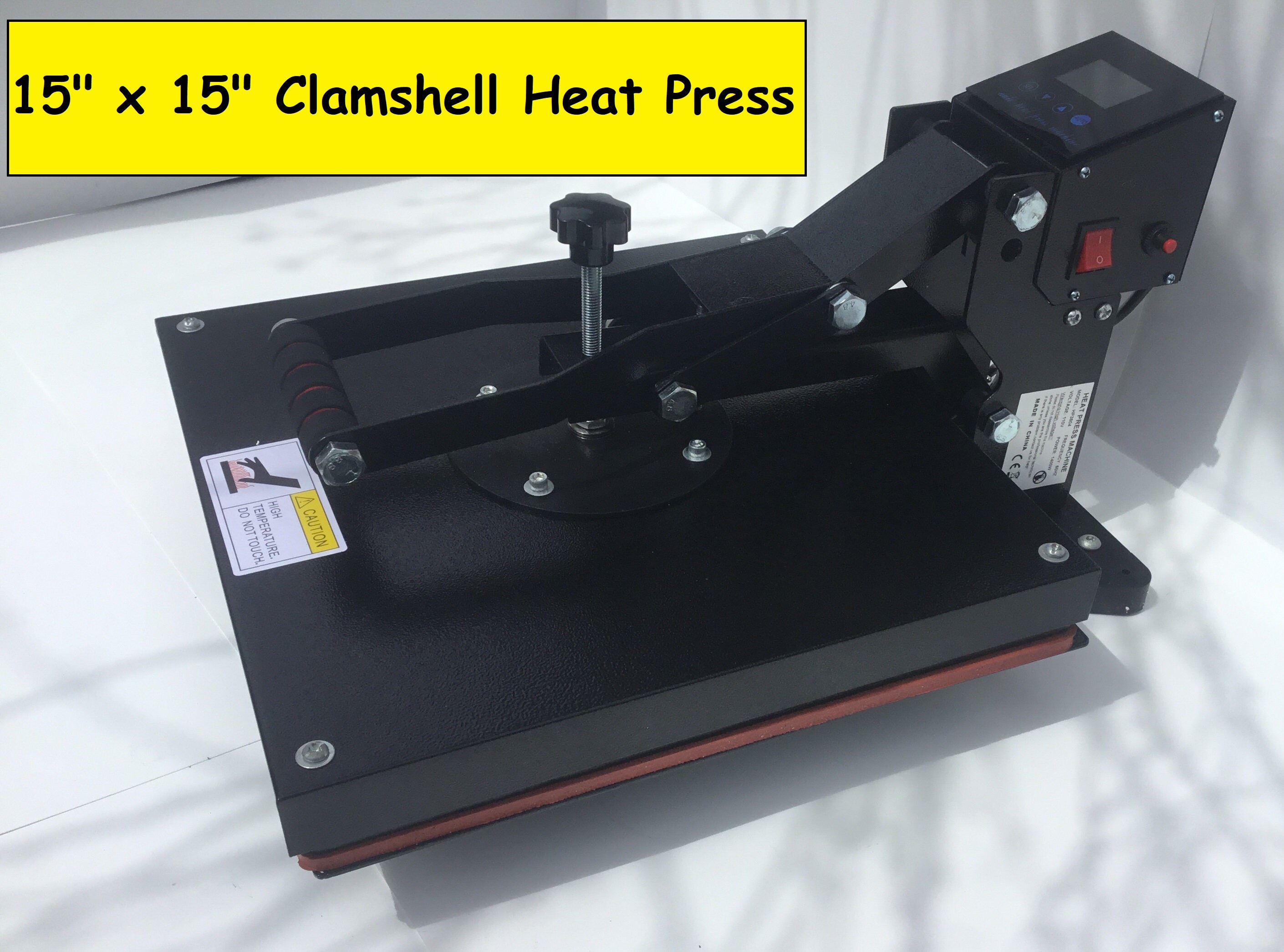 Clamshell 15X15 Heat Press Máquina digital para la tienda Etsy