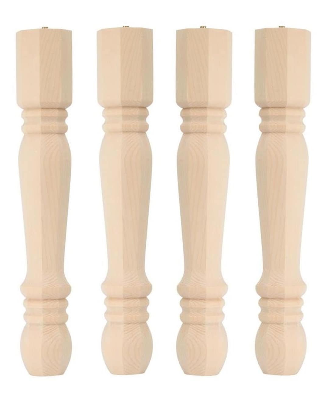 4 14 Wood Table Legs Country Farmhouse Wooden Leg Set for Handmade End