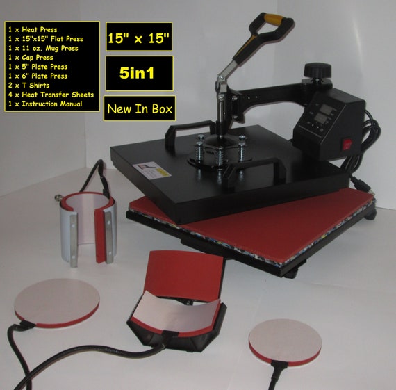 15 X 15 360 Digital Swing Away Heat Press T Shirt Press, Mug Press, Hat  Press, Perler Bead Press 15 by 15 