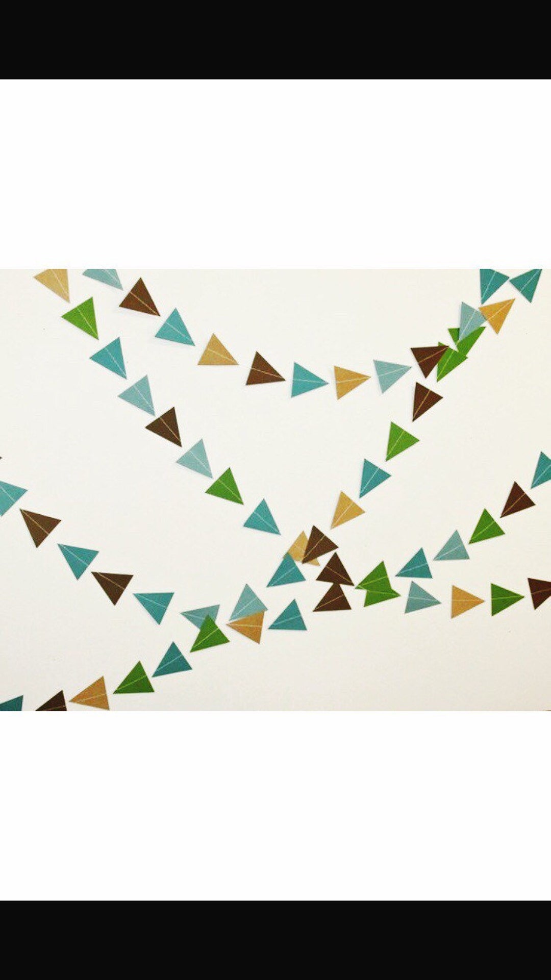 Woodland Triangle Garland Woodland Garland Woodland Arrow Etsy