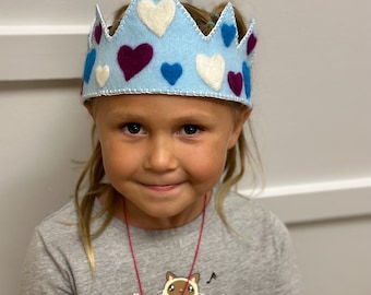 Waldorf Heart Crown / Birthday Crown / Felt Crown /