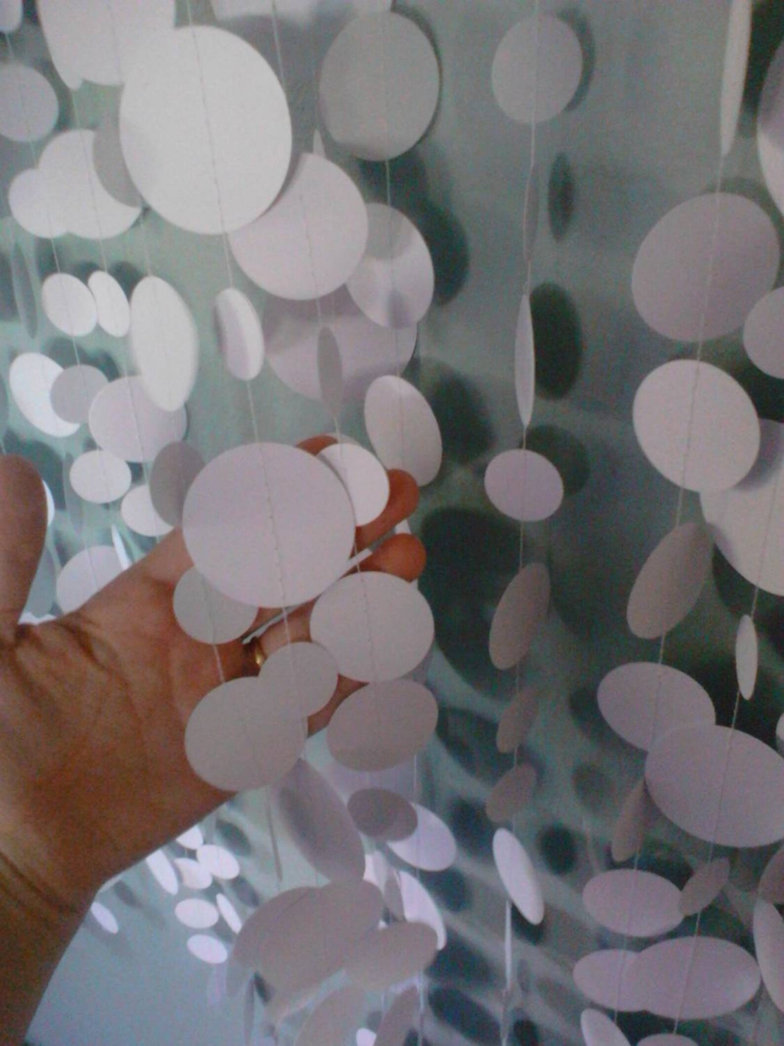 White Backdrop Wall Hanging Wall Art Garland Wall Art Etsy