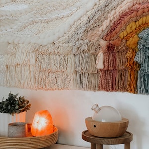 Custom weaving, woven tapestry, woven decor, woven wall hanging, woven wall tapestry, textile custom art, handweaving wall art, woven art image 7
