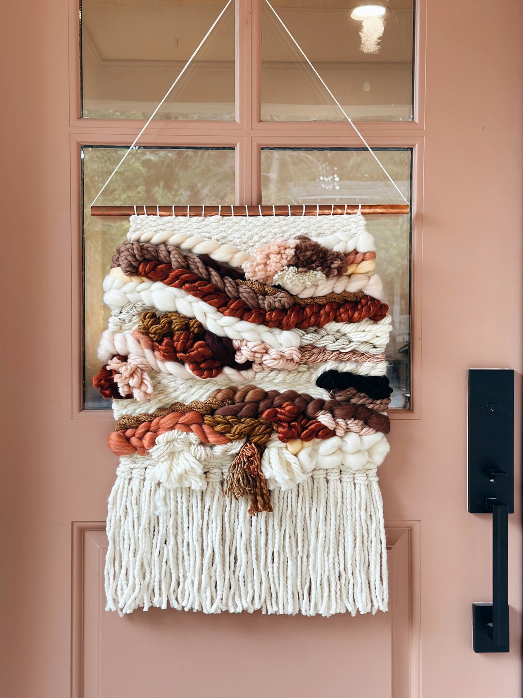 Pampas Grass Weaving Weaving Wall Hanging Wall Decor Etsy