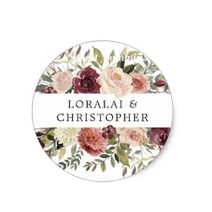 Floral Wedding Cookie Image, Custom Cookie Images, Edible Wedding Shower Cookie Topper, Wedding Favor, Personalized Cookie Image