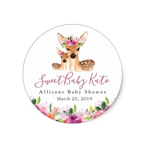 Woodland baby shower, Deer baby shower, Edible  Image, Edible Image, Baby Deer, Doe, Woodland Shower, Spring Baby Shower, Baby Shower
