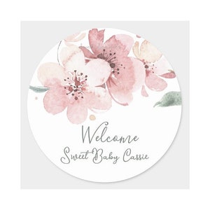 Spring Floral Edible Image, Pastel Spring Flowers, Cookie Topper, Custom Treat Image, Spring Wedding, Baby Shower