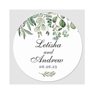 Wedding, Eucalyptus Wedding Edible Image Toppers, Cookie Image, Edible Image, Wedding Shower, Bridal Shower Cookie, Spring Wedding Green