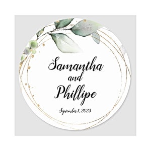 Eucalyptis Wedding Edible Image Toppers, Cookie Image, Edible Image, Natural Wedding Shower - Digital Download