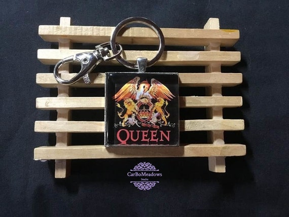 Keychains zipper pulls QUEEN Freddie Mercury 70s 80s classic rock