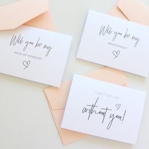 WILL YOU BE my Bridesmaid card | Bridesmaid proposal card