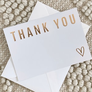 Foil Thanks Card | Thanks for being my bridesmaid | Rose Gold Foil Card