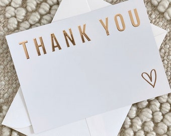 Foil Thanks Card | Thanks for being my bridesmaid | Rose Gold Foil Card