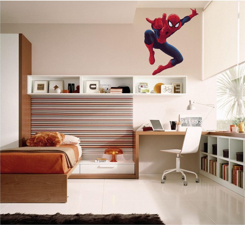Marvel Comics Amazing Spiderman Comic Strip Wall Art Sticker Home Decor Living Room Bedroom Full Color