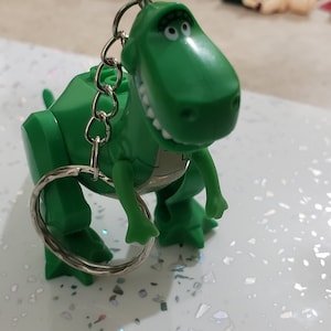 Toy Story Rex Minifigure Keychain NEW! - Etsy