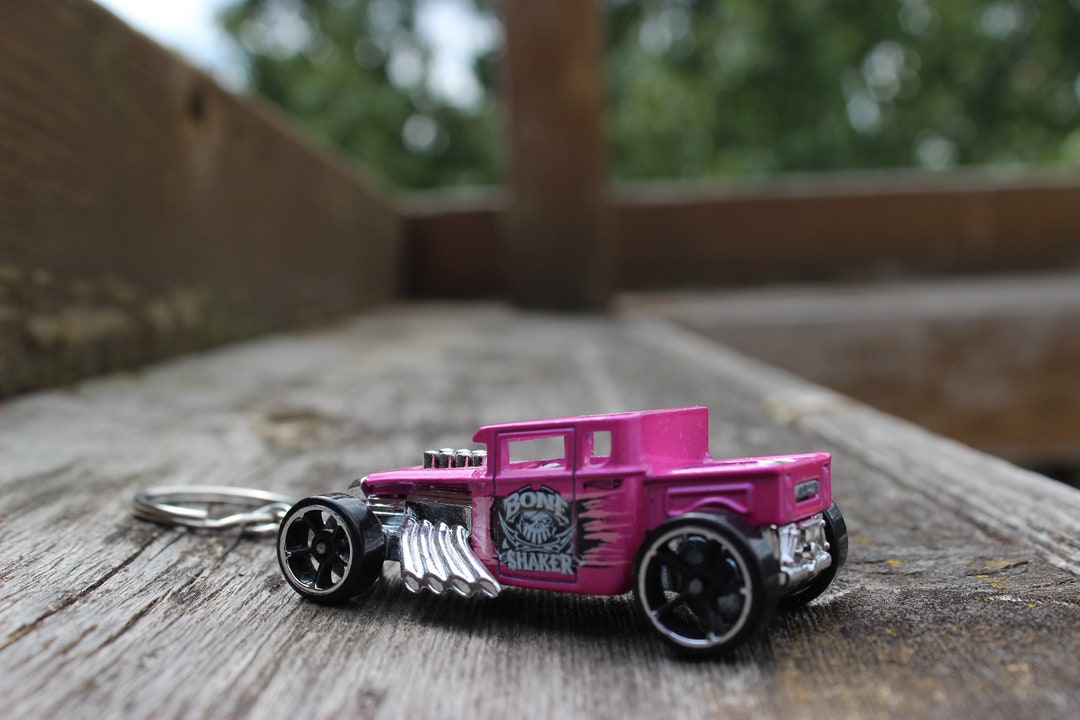 Bone Shaker Hot Rod Rat Rod Hotwheels Keychain - Etsy