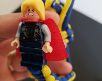 Thor Mini Figure Paracord Bracelet Free Shipping!