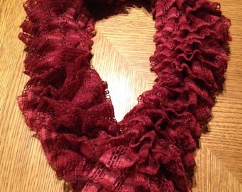Jubilee Filigree Ruffled Scarf