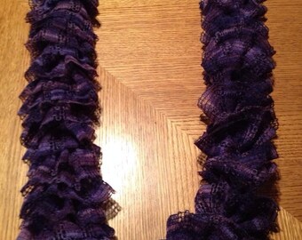 Imperial Filigree Ruffled Scarf
