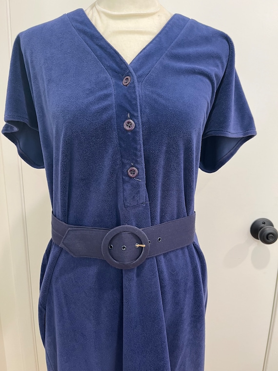 Vintage 90s Blue Dress - image 2