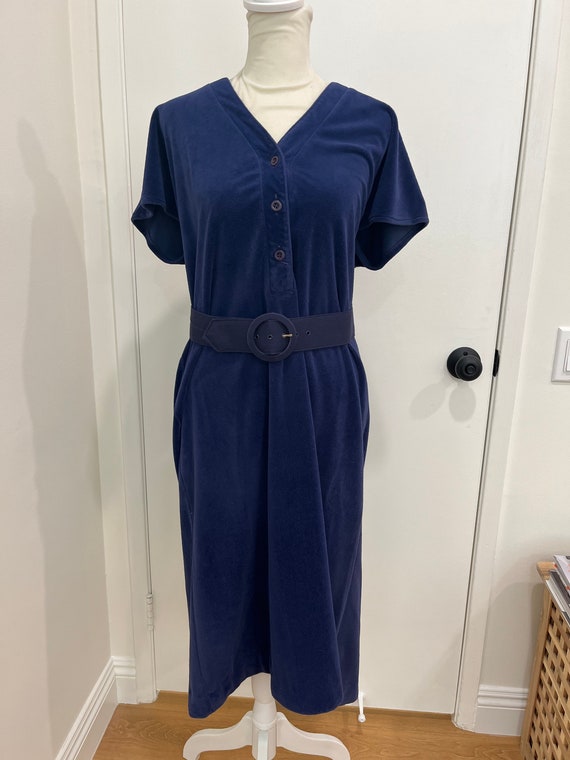 Vintage 90s Blue Dress - image 1