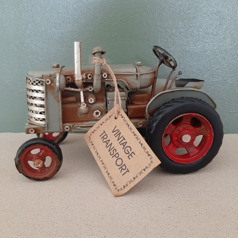 Vintage Grey Tractor Model Gift Boxed Etsy UK