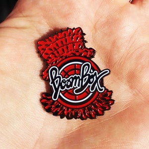 Boombox Hoed Pin