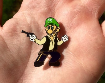 Luigi Solo Hat Pin