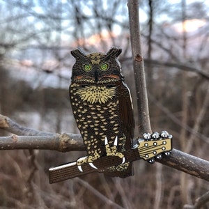 Owl of Peace Lapel Pin image 1