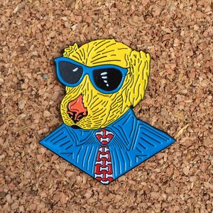 Dapper Dog Lapel Pin