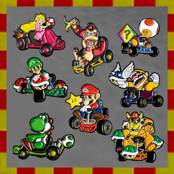 Mario Kart N64 Hat Pin Set