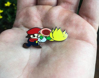 Mario Super Smashed Bros. N64 Style Hat Pin