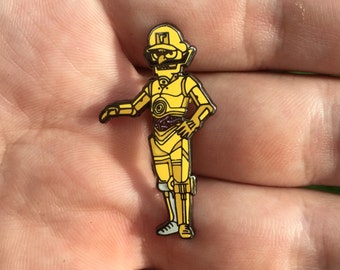 Waluigi-O Hat Pin