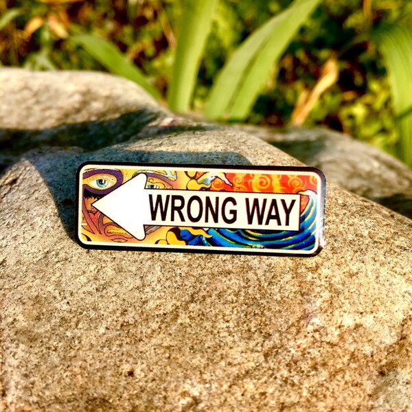 Sublime Wrong Way on Gold V2 Hat Pin