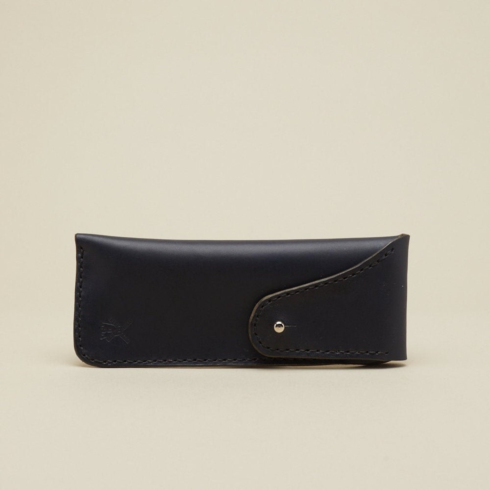 Glasses Case in Navy Etsy