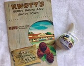Vintage Knott 39 s Berry Farm Souvenir Pitcher and Program Set of 2