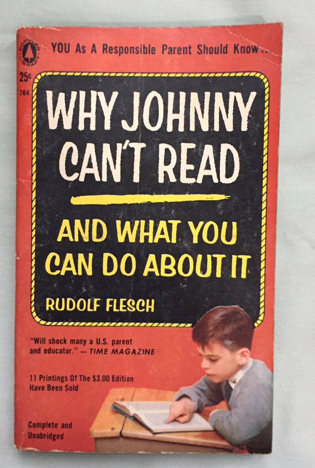 Why johnny can t read by rudolf flesch vintage eductation etsy