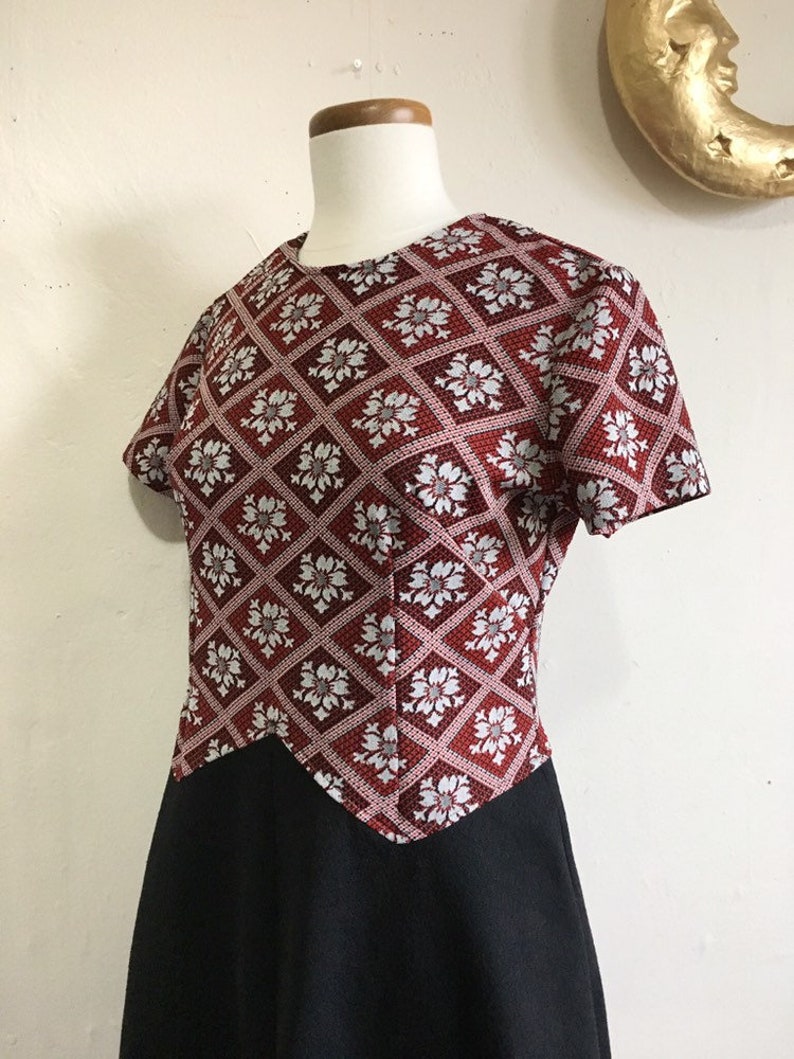 60s Mod Drop Waist Dress Vintage Cassie Dress
