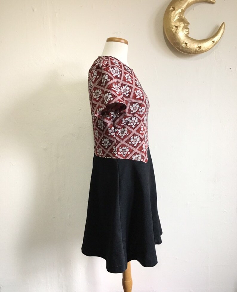 60s Mod Drop Waist Dress Vintage Cassie Dress