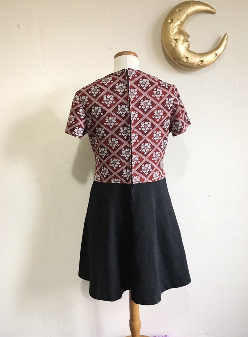 60s Mod Drop Waist Dress Vintage Cassie Dress