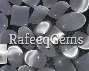 Selenite Cabochon Wholesale lot  (Natural)